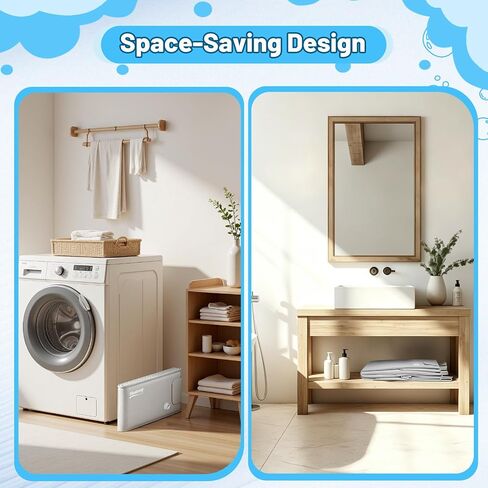 Collapsible Baby Bathtub, Travel Bathtub for Toddler, Portable Foldable Tub for Kids, with Drain Plug, Non-Slip Base, No Assembly Required, Fits Ages 6M+(Waterproof Storage Bag Included) in Kuwait