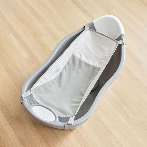 Regalo Baby Basics Infant Bath Tub with Air Mesh Sling, Adjustable Baby Bathtub for Newborn to Toddler, Baby Bath Seat Support, Easy Clean with Drying Hook in Kuwait