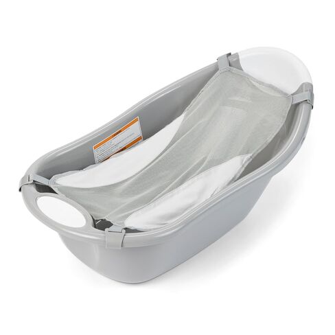 Regalo Baby Basics Infant Bath Tub with Air Mesh Sling, Adjustable Baby Bathtub for Newborn to Toddler, Baby Bath Seat Support, Easy Clean with Drying Hook in Kuwait