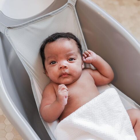 Regalo Baby Basics Infant Bath Tub with Air Mesh Sling, Adjustable Baby Bathtub for Newborn to Toddler, Baby Bath Seat Support, Easy Clean with Drying Hook in Kuwait