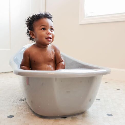 Regalo Baby Basics Infant Bath Tub with Air Mesh Sling, Adjustable Baby Bathtub for Newborn to Toddler, Baby Bath Seat Support, Easy Clean with Drying Hook in Kuwait