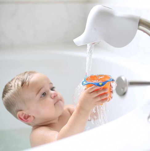 Nuby Safety Bathtub Spout Guard with Top Opening for Diverter– Elephant | Top Opening for Diverter in Kuwait