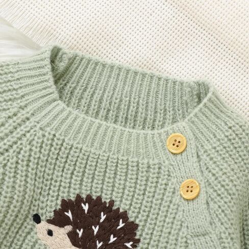 Baby Hedgehog Knit Sweater for Boys and Girls, Spring & Fall Wear in Saudi Arabia