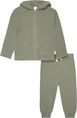 Modern Moments by Gerber Baby & Toddler Hooded Sweater Jacket & Jogger in Kuwait
