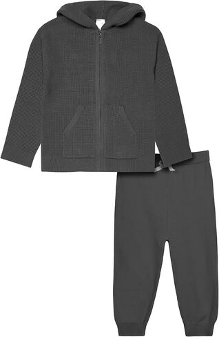 Modern Moments by Gerber Baby & Toddler Hooded Sweater Jacket & Jogger in Kuwait