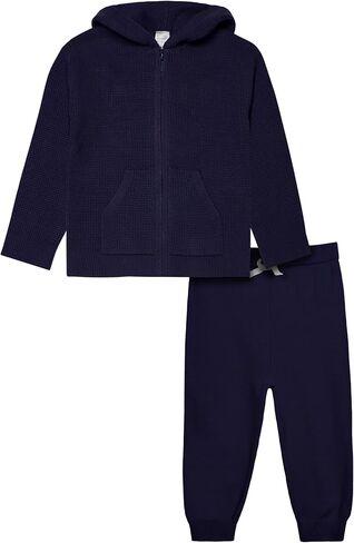 Modern Moments by Gerber Baby & Toddler Hooded Sweater Jacket & Jogger in Kuwait