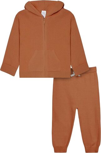 Modern Moments by Gerber Baby & Toddler Hooded Sweater Jacket & Jogger in Kuwait
