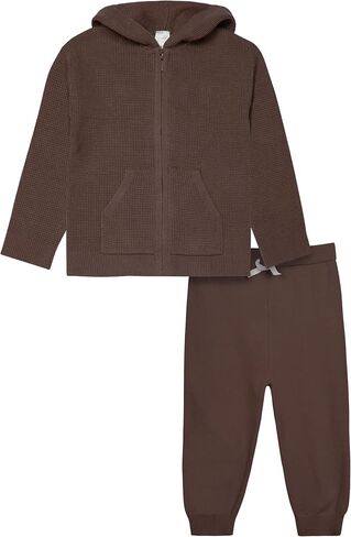Modern Moments by Gerber Baby & Toddler Hooded Sweater Jacket & Jogger in Kuwait