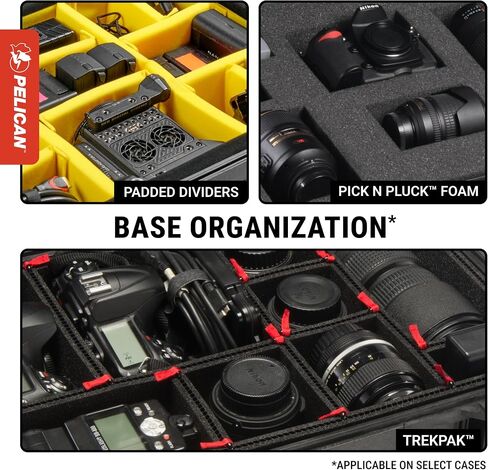 Pelican Air 1535 Case With Trekpack Dividers - Black in Kuwait
