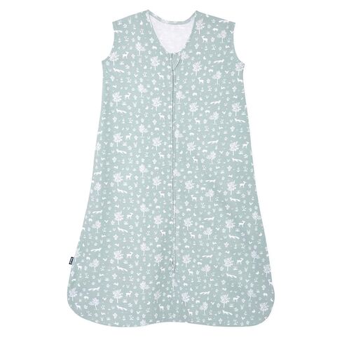 HALO SleepSack, 100% Cotton Wearable Blanket, Swaddle Transition Sleeping Bag, TOG 0.5, Sage Woodland, Medium, 6-12 Months in Kuwait
