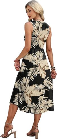 WIHOLL Women's Summer Dresses Maxi Dress Vacation Beach Sundresses 2026 with Pockets in Kuwait