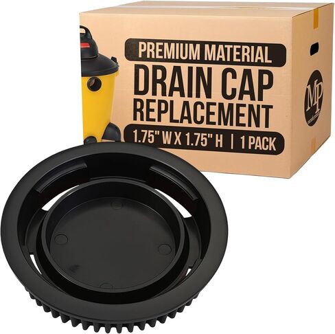MP Maresh Products Drain Cap Compatible with Shop Vac Wet/Dry Vacuum Cleaner - Replacement Drain Cap for Wet and Dry Vacuum - Durable 2-3/4" Tank Drains Part Number 7446800-1 Pack in Kuwait