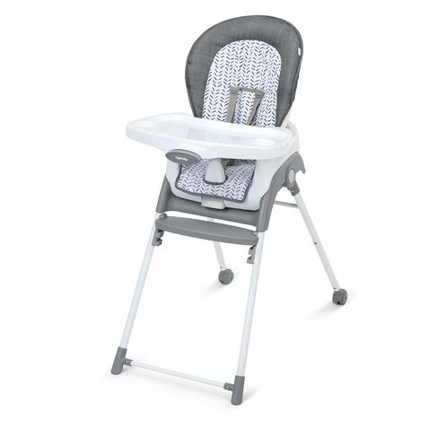 Ingenuity SmartClean Trio Elite 3-in-1 Convertible Baby High Chair, Toddler Chair, and Dining Booster Seat, For Ages 6 Months and Up, Unisex - Slate in Kuwait