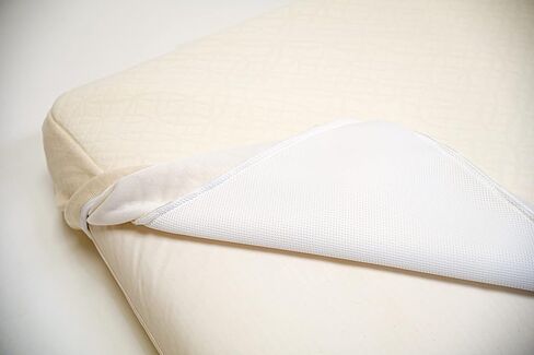 Naturepedic Organic 2-Stage Baby Crib Mattress - Lightweight Infant & Toddler Bed - Ultra Breathable Waterproof Pad - Standard Size in Kuwait