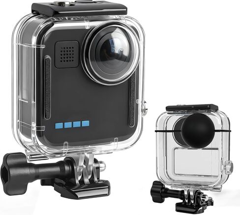 FiTSTILL Waterproof Housing for Go Pro MAX 360 (2019), 40M/131FT Touchscreen Dive Housing Underwater Protective Case with Mount and Accessory Kit (Not for MAX2 & MAX 360 2025) in Kuwait