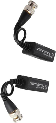 SUNGOOYUE Passive Video Balun Transceiver ABS BNC to CAT5 UTP Adapter 600m HD CVI TVI AHD Surge Protection Compact CCTV Video Transmission for Cameras DVR Installers in Kuwait