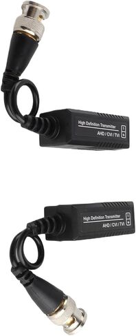 SUNGOOYUE Passive Video Balun Transceiver ABS BNC to CAT5 UTP Adapter 600m HD CVI TVI AHD Surge Protection Compact CCTV Video Transmission for Cameras DVR Installers in Kuwait