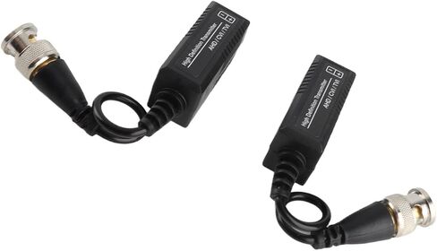 SUNGOOYUE Passive Video Balun Transceiver ABS BNC to CAT5 UTP Adapter 600m HD CVI TVI AHD Surge Protection Compact CCTV Video Transmission for Cameras DVR Installers in Kuwait