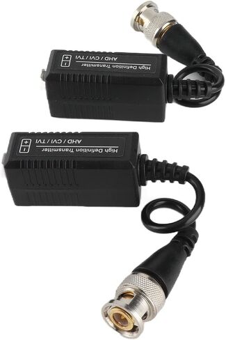 SUNGOOYUE Passive Video Balun Transceiver ABS BNC to CAT5 UTP Adapter 600m HD CVI TVI AHD Surge Protection Compact CCTV Video Transmission for Cameras DVR Installers in Kuwait