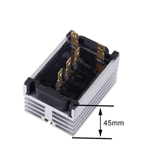 1pcs SQL40A 40A 1000V Aluminum Heatsink Three Phase Diode Bridge Rectifier kit for Generator 40amp diode in Kuwait