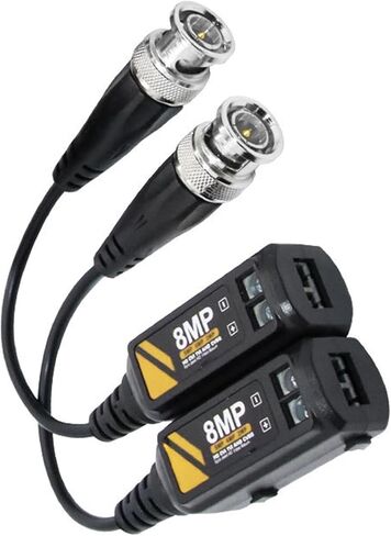 Ranges CCTV Video Balun Transmitters for 4HD Format Toolless Installation Design for Industrial Site Security Networking Long Distances Video Signals Transmitters in Kuwait