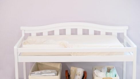 Naturepedic Organic Contoured Changing Pad Cover - Easy to Clean, Lightweight & Portable - Comfort 2-Sided and 4-Sided Baby Diaper Changing Pad Cover - 16" x 31" in Kuwait