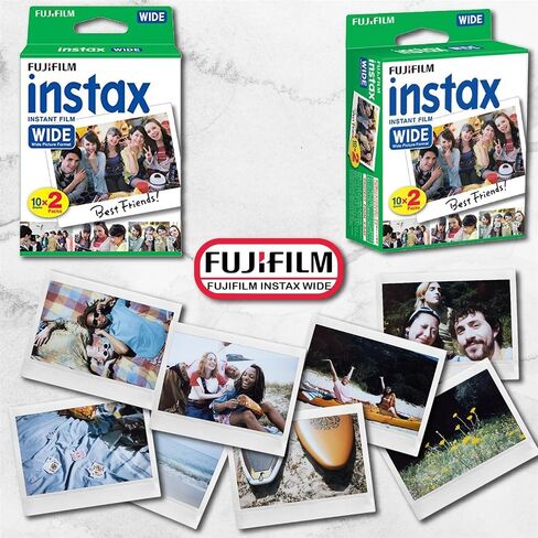 Fujifilm Instax Wide Instant Film Twin Pack - 2 Twin Pack (40 Sheets) in Kuwait