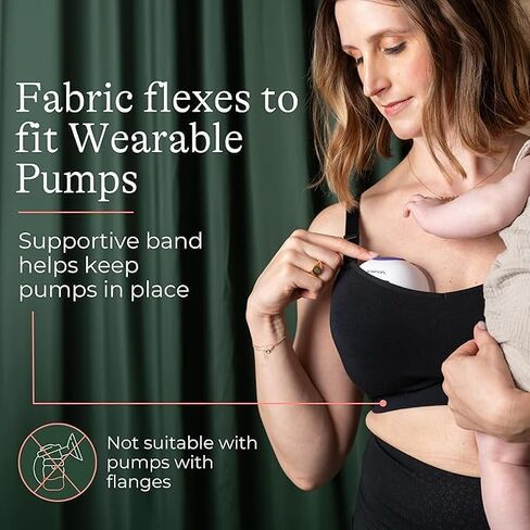 Lansinoh Kindred Bravely Nursing Bra for Breastfeeding, Comfortable & Supportive, Sizes Fit from 28B - 44I in Kuwait