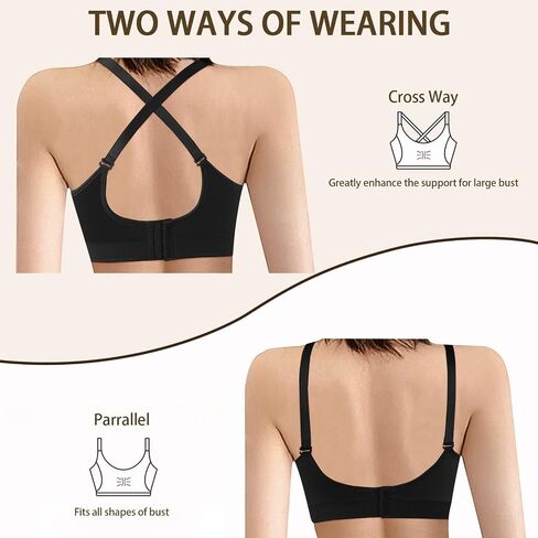 4HOW Pumping Bra Hands Free Nursing Pumping Bra All in One Wireless Padded Maternity Bralette for Large Bust in Kuwait