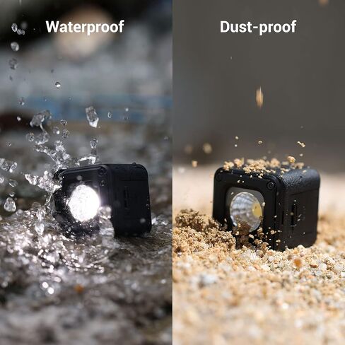 SmallRig RM01 Mini LED Video Light (3 Pack), Waterproof Portable Lighting Kit with Gels, Barndoor, Diffuser, Dimmable Fill Light 5600K CRI95, Lume Cube Camera Light for Stop Motion, Macro Photography in Saudi Arabia
