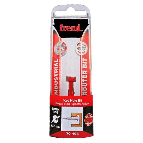 Freud 70-104: 25/64" (Dia.) Key Hole Bit, Perma-shield Coating Red in Kuwait
