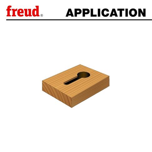 Freud 70-104: 25/64" (Dia.) Key Hole Bit, Perma-shield Coating Red in Kuwait