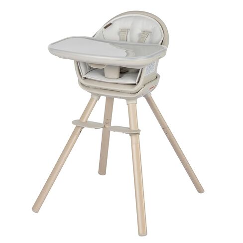 Maxi-Cosi Moa 8-in-1 High Chairs for Babies and Toddlers, Machine Washable Infant High Chair, Compact, Convertible to Booster Seat for Table, Lightweight Design, Classic Oat in Kuwait
