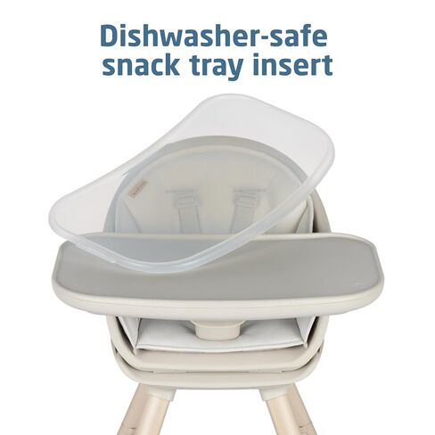 Maxi-Cosi Moa 8-in-1 High Chairs for Babies and Toddlers, Machine Washable Infant High Chair, Compact, Convertible to Booster Seat for Table, Lightweight Design, Classic Oat in Kuwait