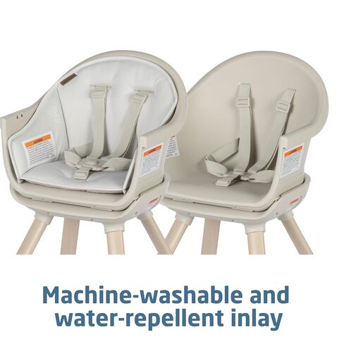 Maxi-Cosi Moa 8-in-1 High Chairs for Babies and Toddlers, Machine Washable Infant High Chair, Compact, Convertible to Booster Seat for Table, Lightweight Design, Classic Oat in Kuwait