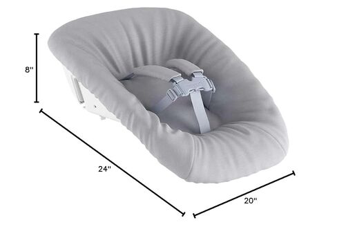 Tripp Trapp Newborn Set, Grey - Convert The Tripp Trapp Chair into Infant Seat for Newborns Up to 20 lbs - Cozy, Safe & Simple to Use - Compatible with Chairs After May 2003 in Kuwait
