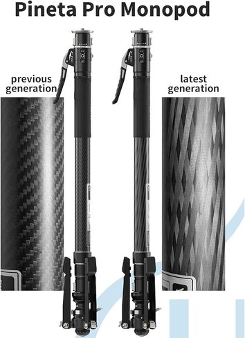 YC Onion Pineta Pro Carbon Fiber Monopod with Pedal Base, Light Stand Lightweight Travel Monopod with Quick Release Plate for Sony Canon Nikon DSLR Cameras, Gimbal and etc Max Load 11lb/5Kg in Kuwait