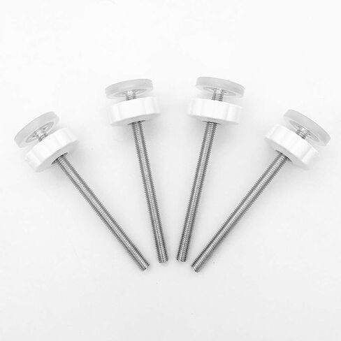 Vmaisi 8MM Pressure Gates Threaded Spindle Rods 4 Pack | Baby Gates Accessory Screw Bolts Kit Fit for All Pressure Mounted Walk thru Gates in Kuwait