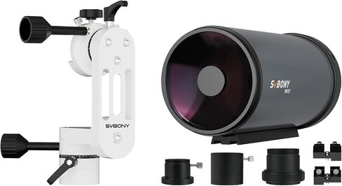 SVBONY MK127 Telescope for Adults Astronomy, 127mm Aperture f/11.8 Maksutov Cassegrain OTA Bundle with SV225 Mini Alt-Azimuth Mount, Lightweight Portable Altazimuth for Astronomy Beginners in Kuwait