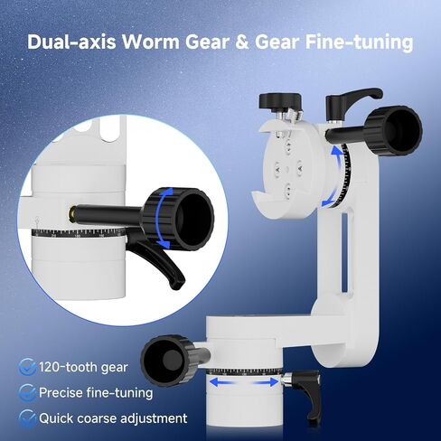 SVBONY MK127 Telescope for Adults Astronomy, 127mm Aperture f/11.8 Maksutov Cassegrain OTA Bundle with SV225 Mini Alt-Azimuth Mount, Lightweight Portable Altazimuth for Astronomy Beginners in Kuwait