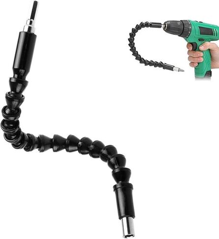 11.6in Drill Extension Flexible Drill Bit Extension | Drill Extension Bit Holder For Tight Spaces, Home Diy & Maintenance Flexible Drill Bit Screwdriver Bit Extension in Kuwait