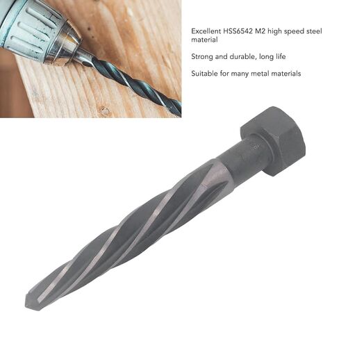 13/16in Hex Shank Reamer, Spiral Flute HSS6542 M2 High Speed Steel Aligning Reamer with Storage Box for Steel Plate Bolt Hole Alignment in Construction and Metal in Kuwait