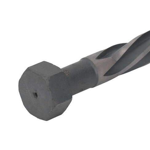 Hex Shank Reamer 13/16in 5 Spiral Flute HSS6542 M2 High Speed Steel, Aligning Reamer for Steel Plate Hole Enlarging, with Storage Box for Metal Construction and Auto in Kuwait