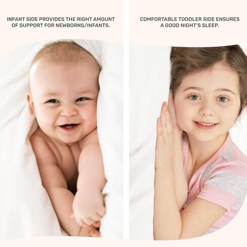 Dream On Me 2-in-1 Breathable Dual-Sided Portable/Mini Crib Coil Mattress – 3" Firm Innerspring Core, Waterproof Vinyl Cover, GREENGUARD Gold Certified, Fits Standard Mini & Portable Cribs in Kuwait