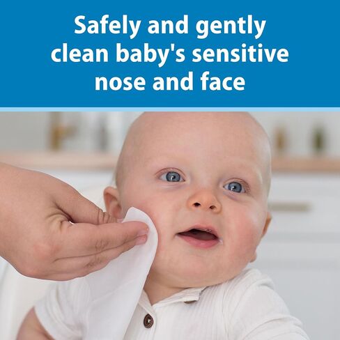 Dr. Brown's Nose and Face Healthy Wipes, Safe Cleaning and Moisturizing for Babies and Toddlers, Hypoallergenic for Sensitive Skin, 30 count, 2-Pack (Packaging May Vary) in Saudi Arabia