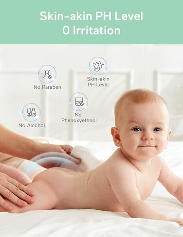 Babycozy Wet Wipes Plus Lotion, Cleansing & Moisturizing 2-in-1 for Sensitive Skin, 100% Plant Fiber & Biodegradable, Hypoallergenic Coconut Baby Wipes Moisturize Every Cleanse, 240 count (6 pack) in Kuwait