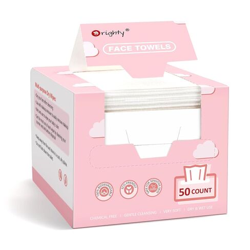Orighty Baby Dry Wipes - Super Soft & Gentle Baby Washcloths, Use Wet or Dry, 100% Unscented Tissue for Babies Sensitive Skin, Ideal for Diaper Changes, Feeding, Nursing, Runny Nose & Drool, 600 Count in Kuwait