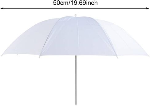 iayokocc Photography Umbrella Lighting, 50cm Soft White Umbrella for Photo Portrait Studio Shooting with Studio Flash in Kuwait