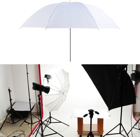 iayokocc Photography Umbrella Lighting, 50cm Soft White Umbrella for Photo Portrait Studio Shooting with Studio Flash in Kuwait
