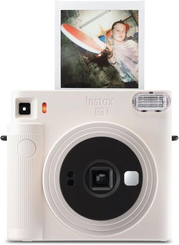 FUJIFILM Instax Square SQ1 Instant Camera - Chalk White in Kuwait